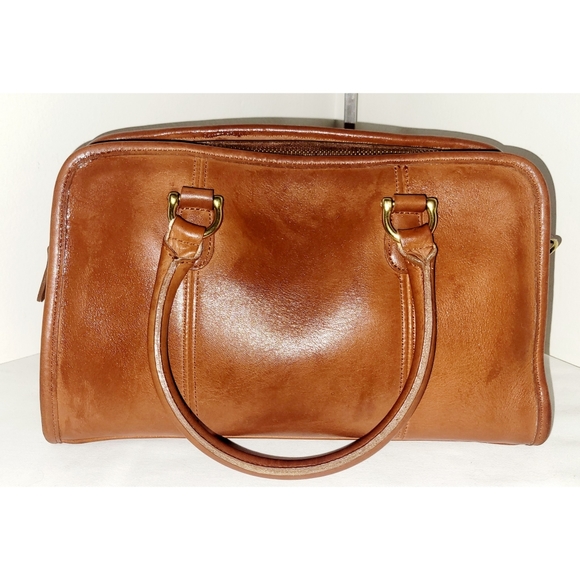 Coach Handbags - Coach 9871 Vintage Beaumont British Tan Leather Satchel